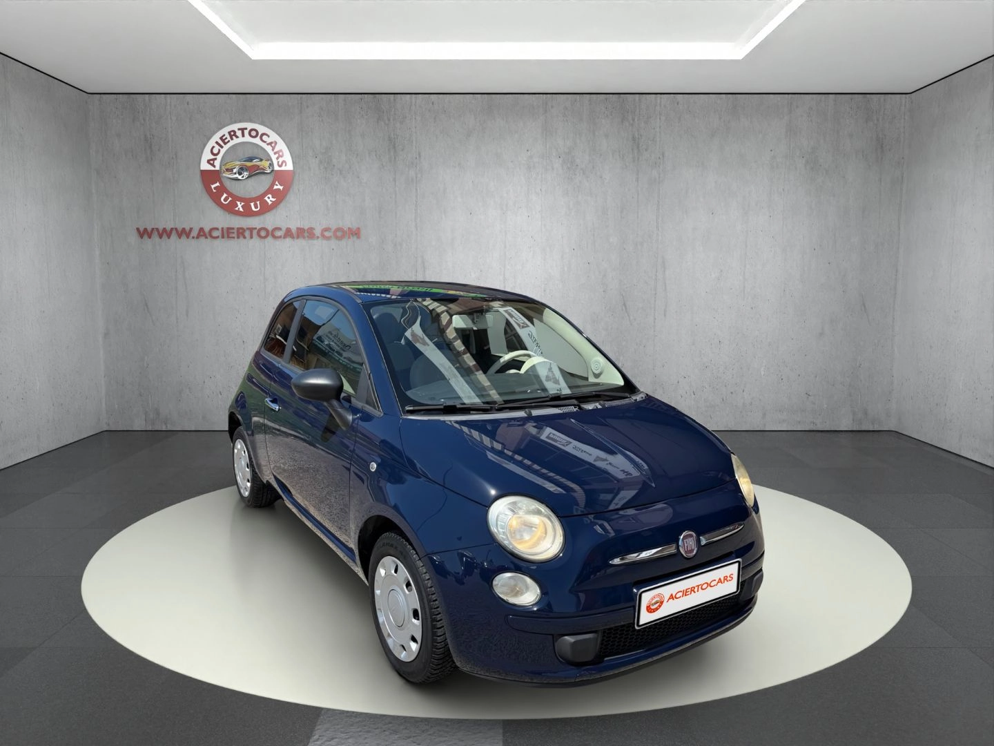 Fiat 500 1.2 8v 69 CV Lounge 2009 Gasolina Azul - Vista principal