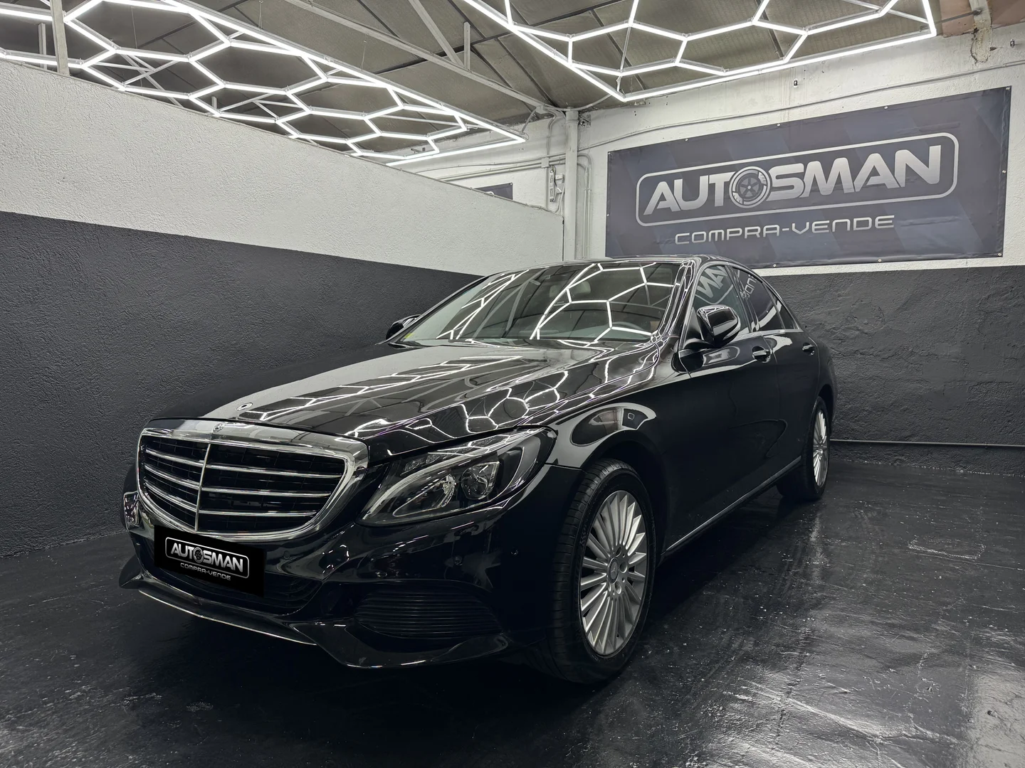 MERCEDES-BENZ Clase C200 BLUETEC c200 d  2015 Diésel Negro - Vista lateral