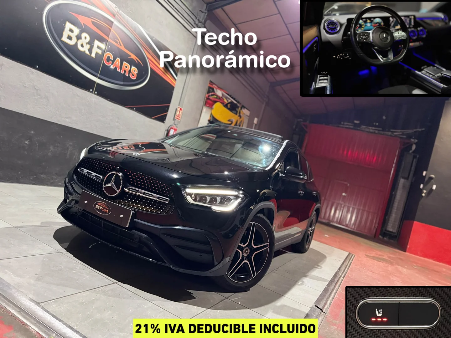 Mercedes-Benz GLA GLA 220 D 4MATIC 2022 Diésel Negro - Vista principal