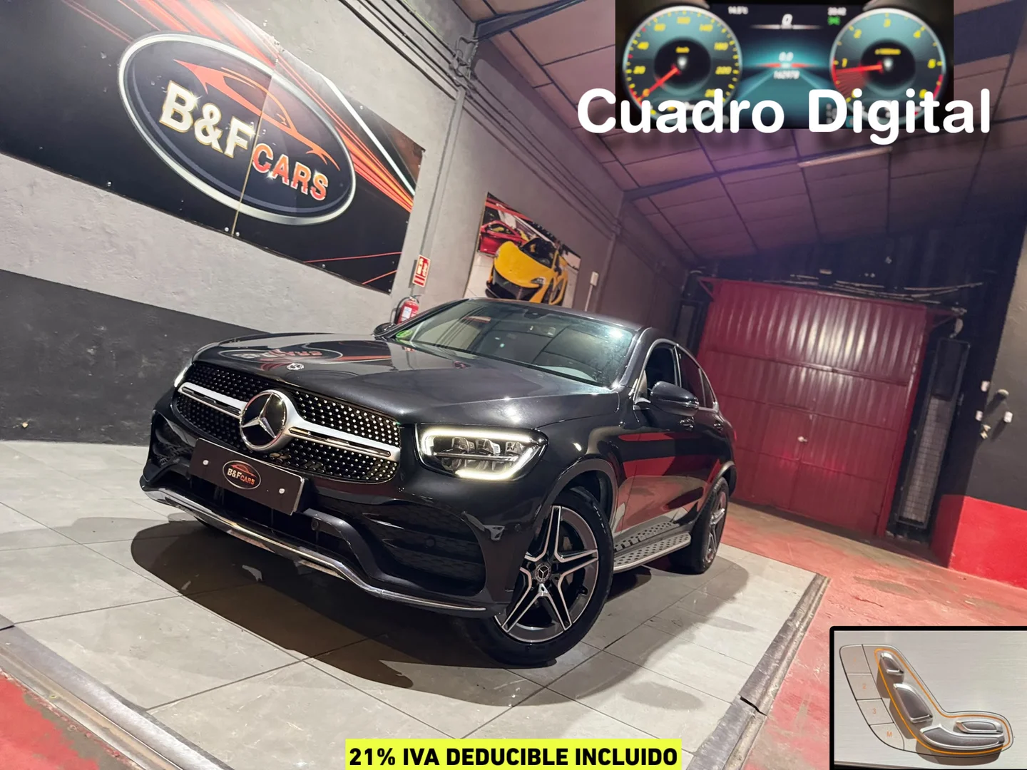 Mercedes-Benz GLC Coupé GLC 220 d 4MATIC 2022 Diésel Gris / Plata - Vista principal