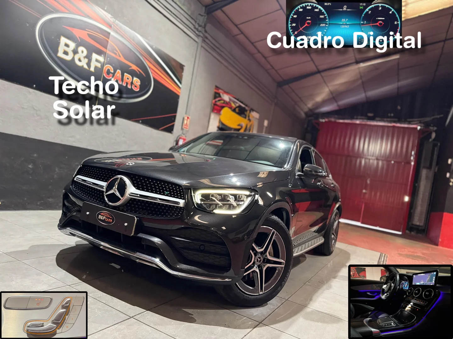 Mercedes-Benz GLC Coupé GLC 220 d 4MATIC 2022 Diésel Gris / Plata - Vista principal
