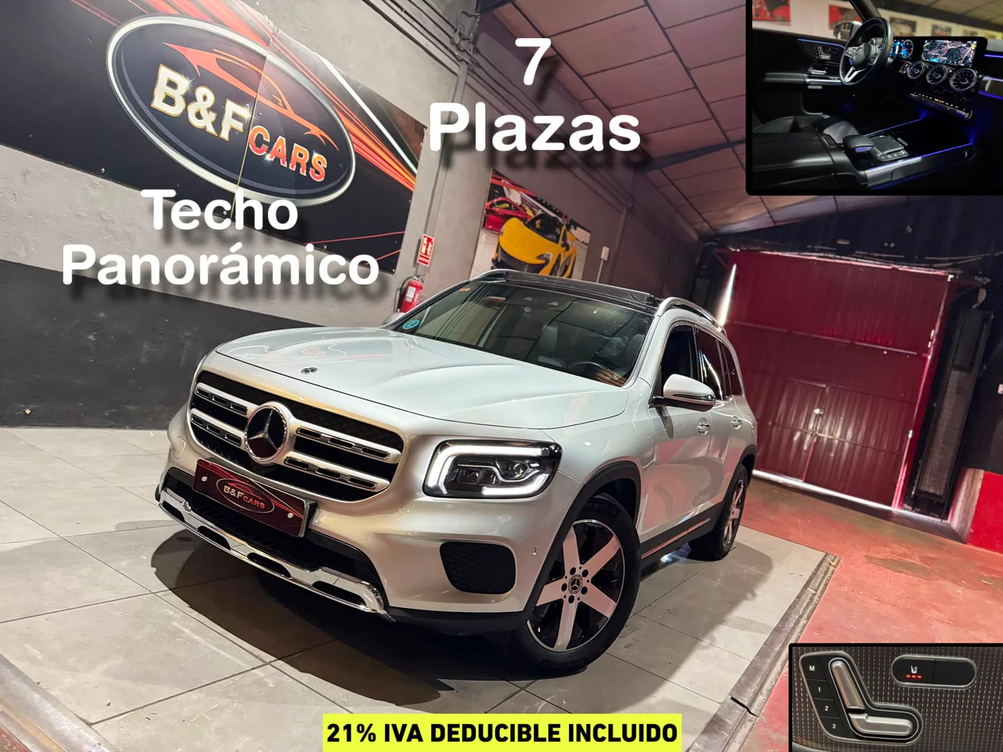 Mercedes-Benz GLB 2.0 GLB 220 D 4MATIC DCT 140KW (190CV) 2021 Diésel Gris / Plata - Vista principal