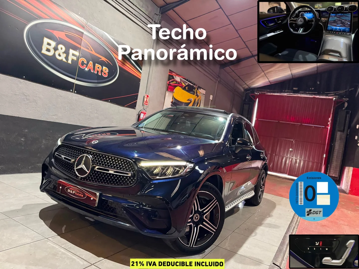 Mercedes-Benz GLC GLC 300 e 4MATIC 2024 Híbrido enchufable Azul - Vista principal