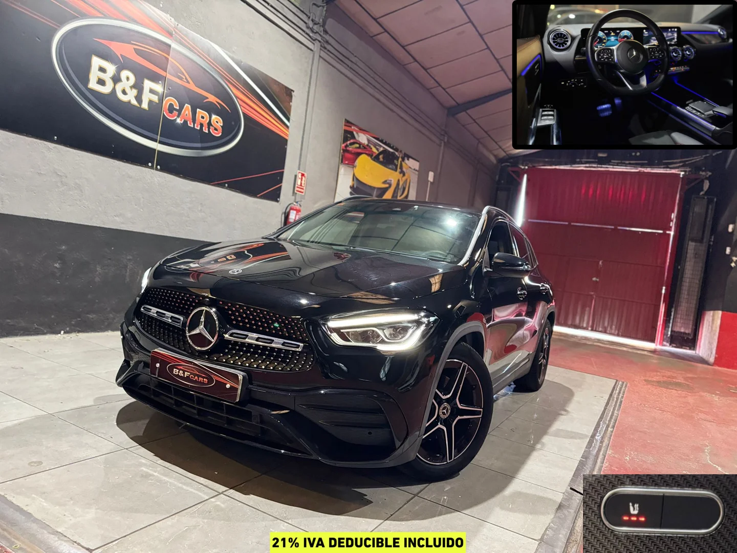 Mercedes-Benz GLA GLA 200 D 2021 Diésel Negro - Vista principal