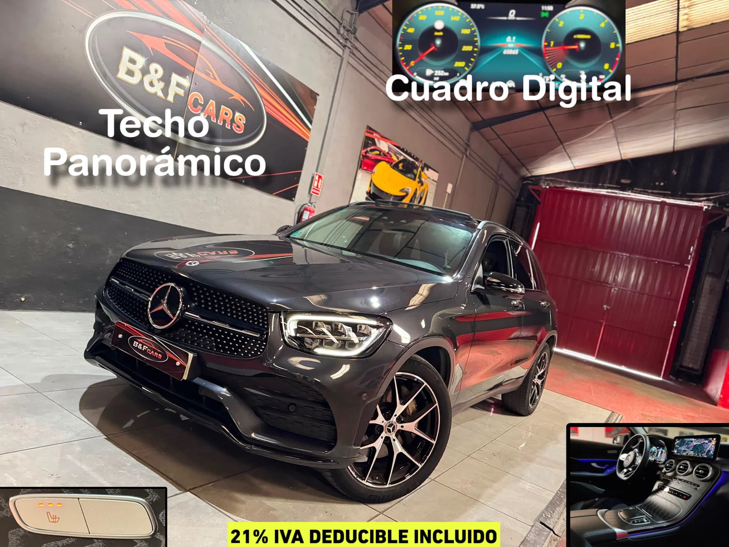 Mercedes-Benz Clase GLC GLC 220 d 4MATIC 2022 Diésel Gris / Plata - Vista principal