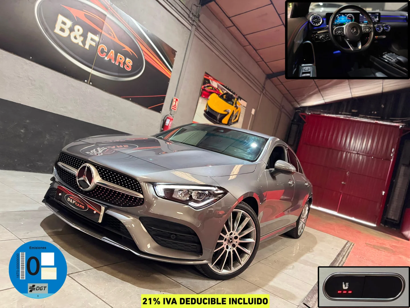 Mercedes-Benz CLA CLA 250 e 2022 Híbrido enchufable Gris / Plata - Vista principal