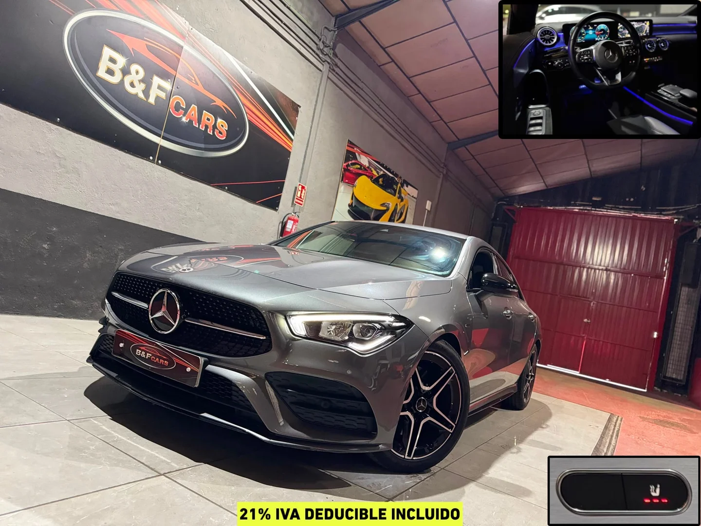 Mercedes-Benz CLA CLA 200 D DCT 2021 Diésel Gris / Plata - Vista principal