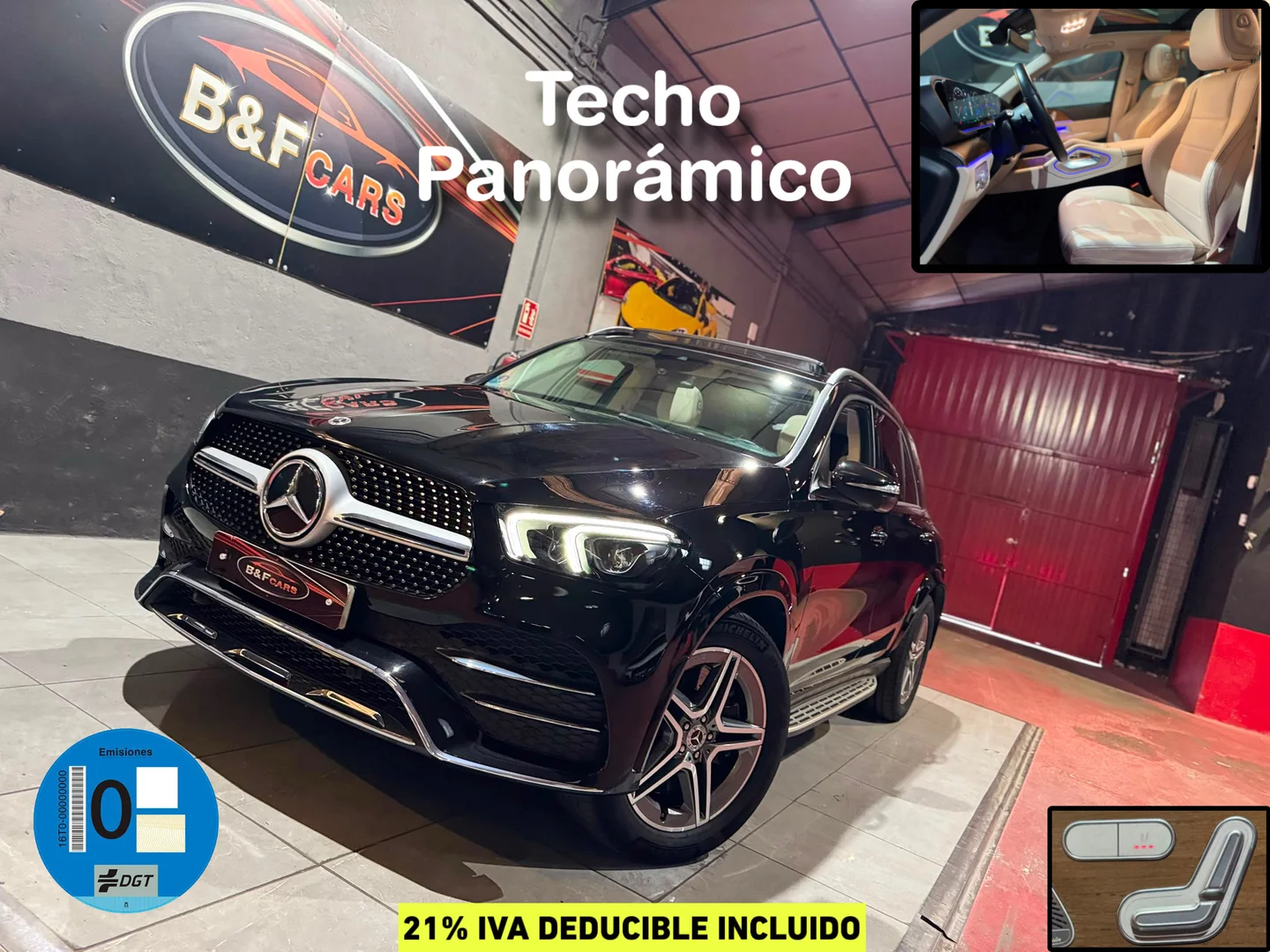 Mercedes-Benz GLE GLE 350 de 4MATIC (Híbrido Enchufable) 2023 Híbrido enchufable Negro - Vista principal