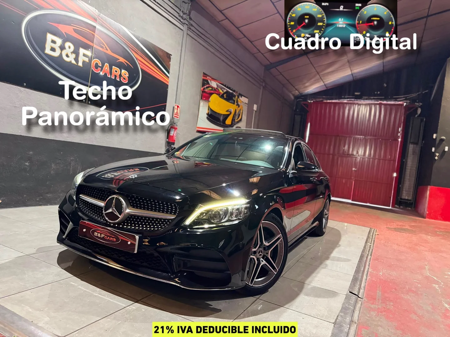 Mercedes-Benz Clase C C 220 d 2020 Diésel Negro - Vista principal