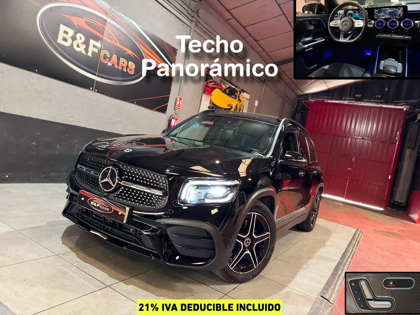 Mercedes-Benz GLB 2.0 GLB 220 D 4MATIC DCT 140KW (190CV) 2022 Diésel Negro - Vista principal