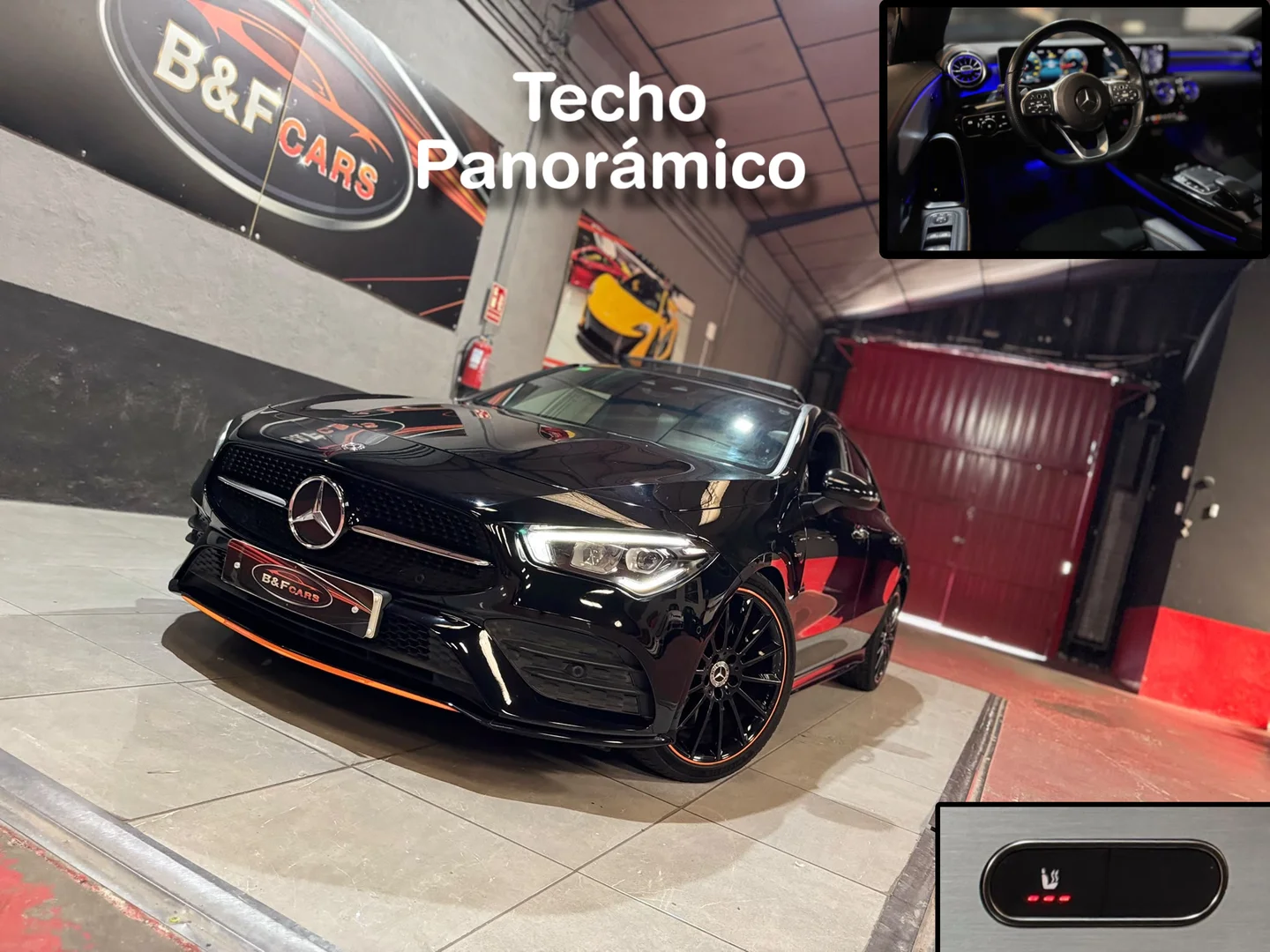 Mercedes-Benz CLA CLA 200 D DCT 2019 Diésel Naranja - Vista principal