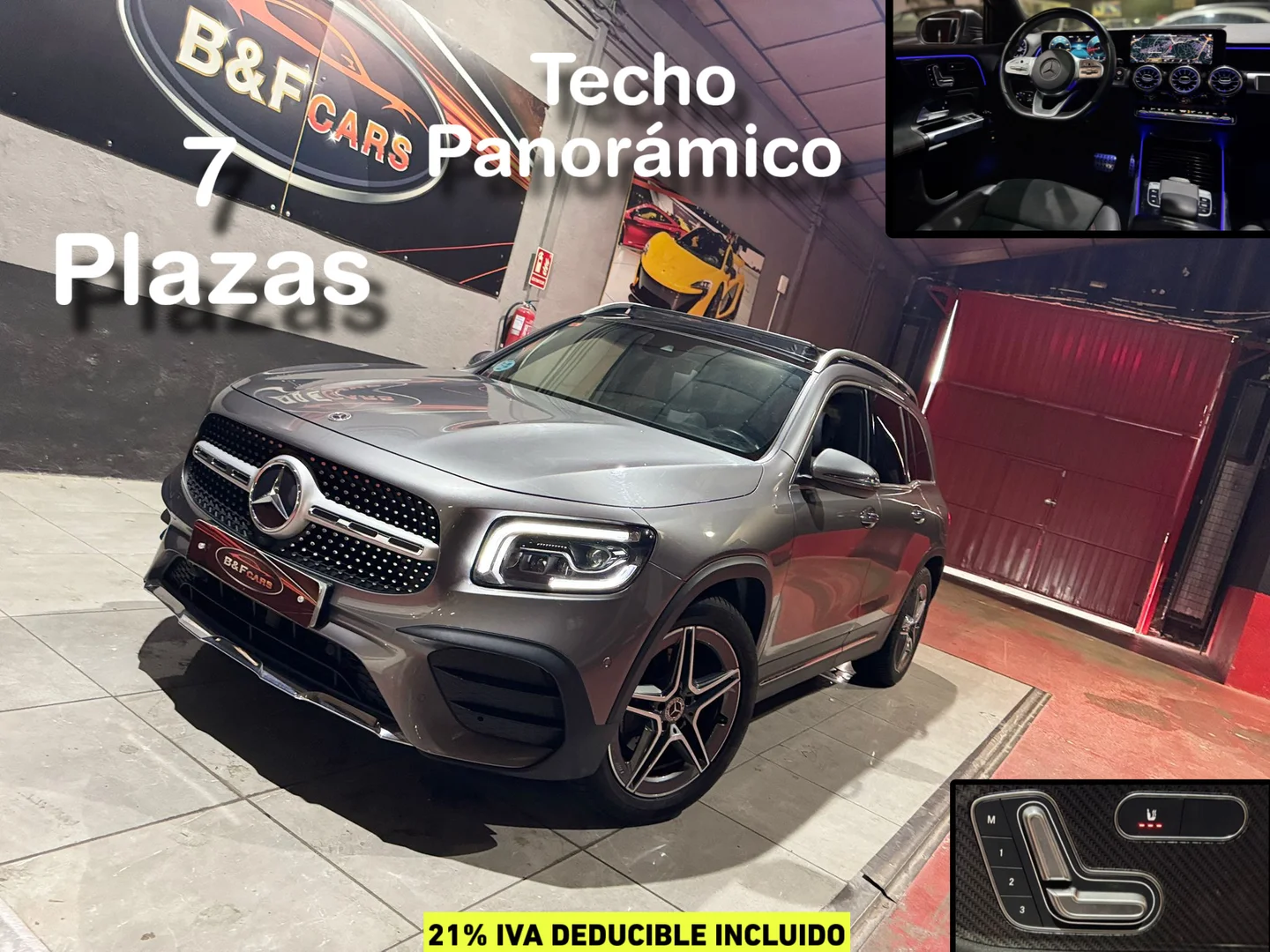 Mercedes-Benz GLB 2.0 GLB 200 D DCT 110KW (150CV) 2021 Diésel Gris / Plata - Vista principal