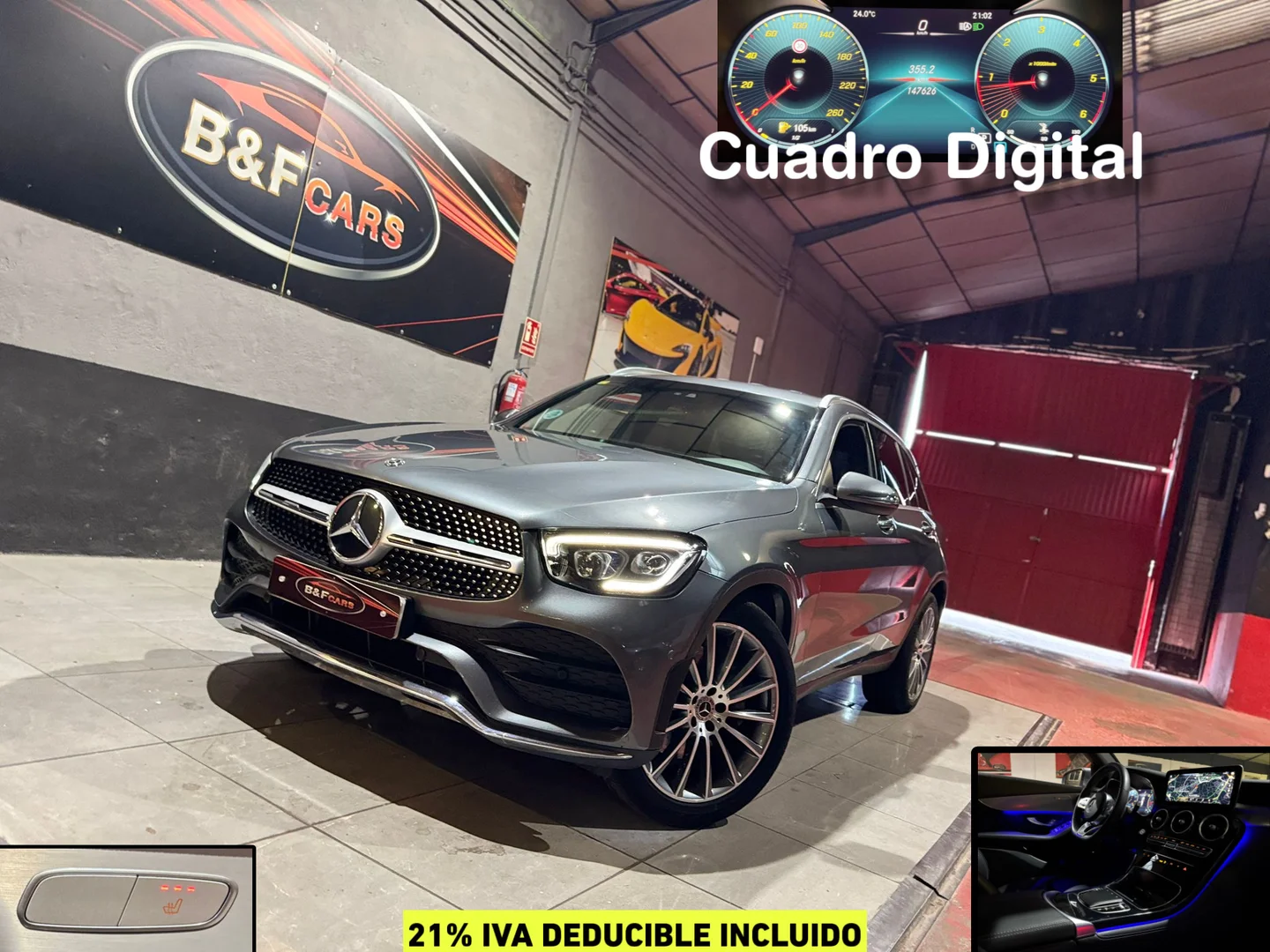 Mercedes-Benz Clase GLC GLC 220 d 4MATIC 2020 Diésel Gris / Plata - Vista principal