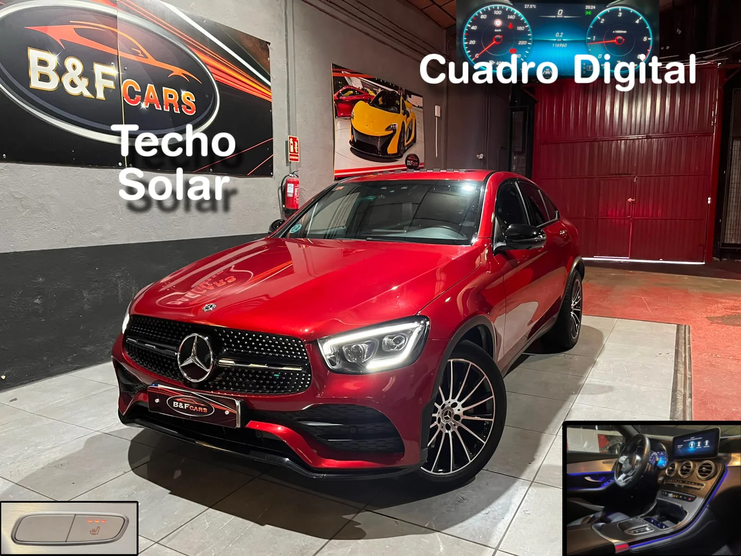 Mercedes-Benz GLC Coupé GLC 220 d 4MATIC 2019 Diésel Granate - Vista principal