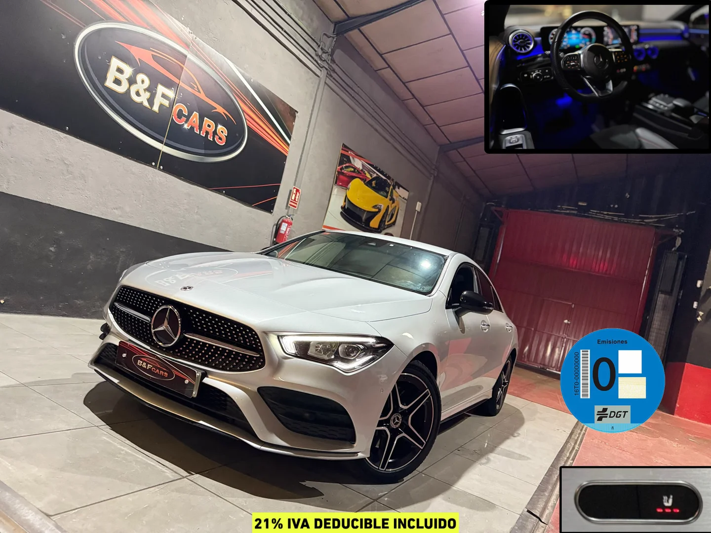 Mercedes-Benz CLA CLA 250 e 2021 Híbrido enchufable Gris / Plata - Vista principal