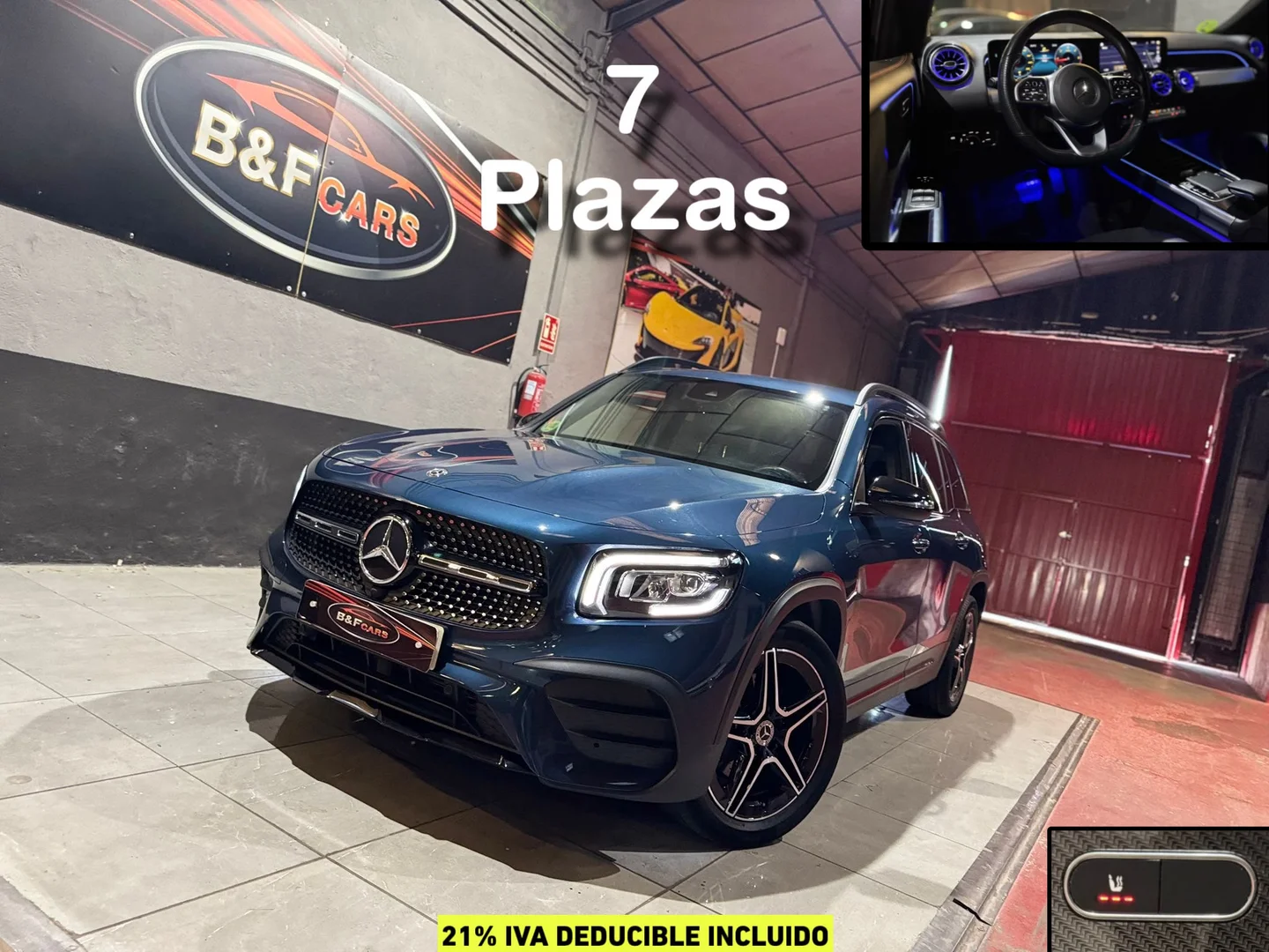 Mercedes-Benz GLB 2.0 GLB 200 D DCT 110KW (150CV) 2021 Diésel Azul - Vista principal