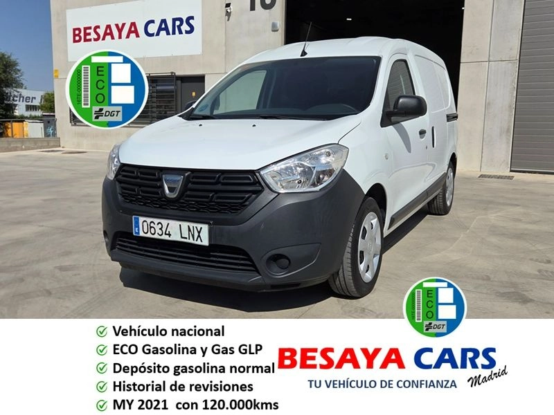 DACIA Dokker Van Essential 1.6 80kW 110CV ECOG 2021 GLP Blanco - Vista principal
