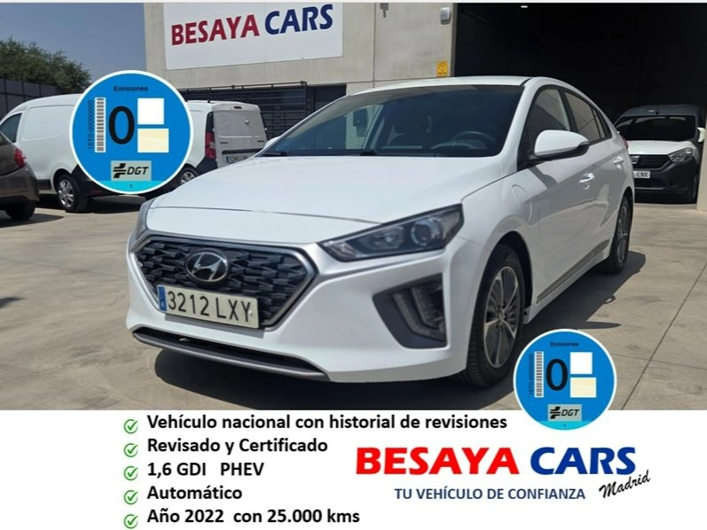 HYUNDAI IONIQ 1.6 GDI PHEV Klass DCT 2022 Híbrido enchufable Blanco - Vista principal