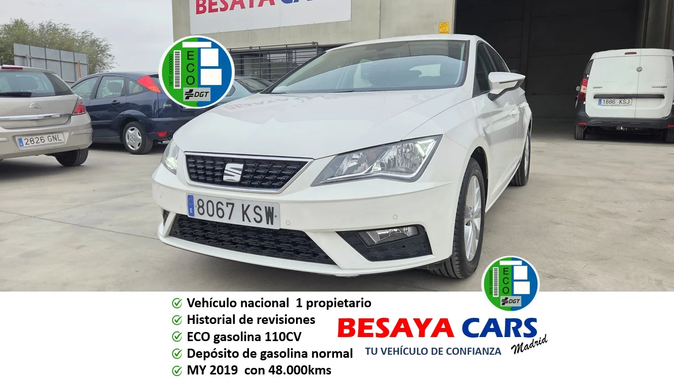 SEAT León 1.4 TGI GNC St&Sp Style 2019 Gasolina Blanco - Vista principal