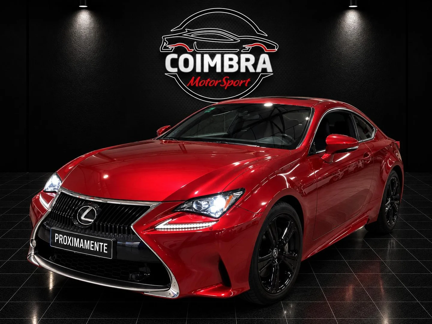 Lexus RC 2.5 300h Executive Navigation 2019 Híbrido Rojo - Vista principal