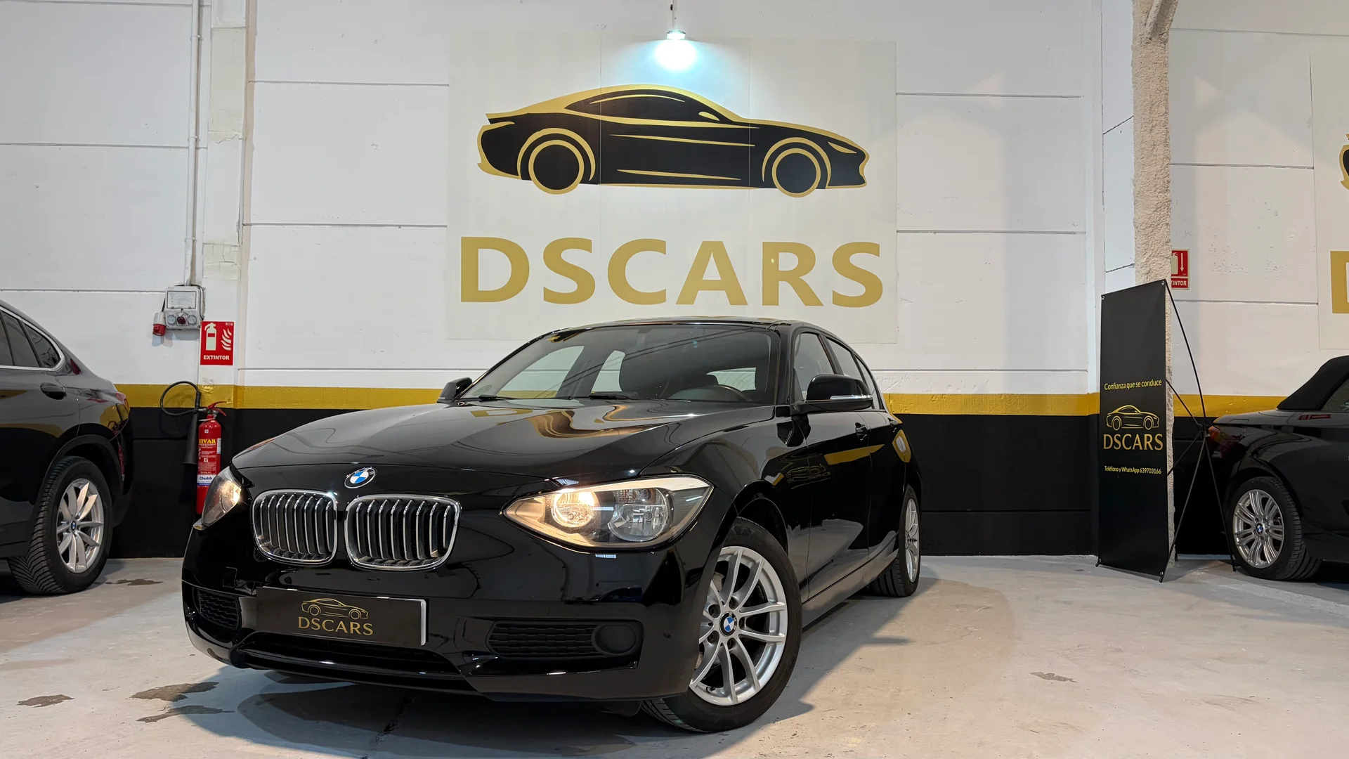 BMW SERIE 1 116i 2014 Gasolina Negro - Vista principal