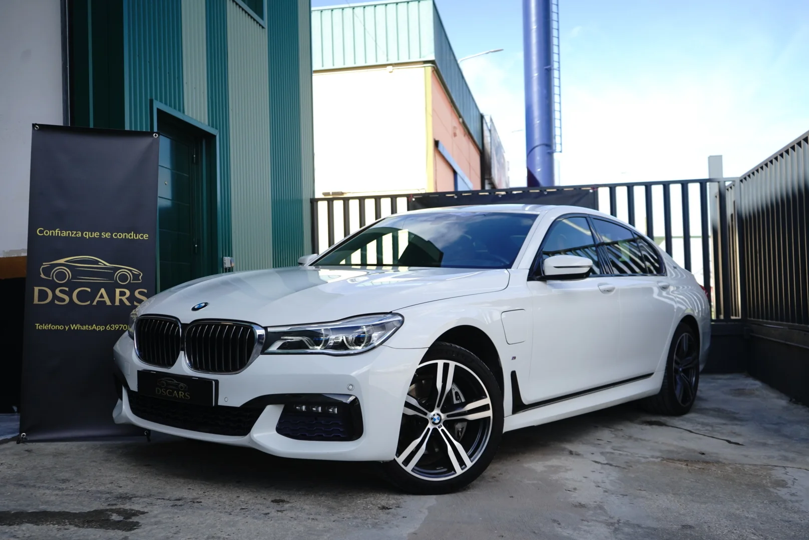 BMW Serie 7 740E 2017 Híbrido Blanco - Vista principal