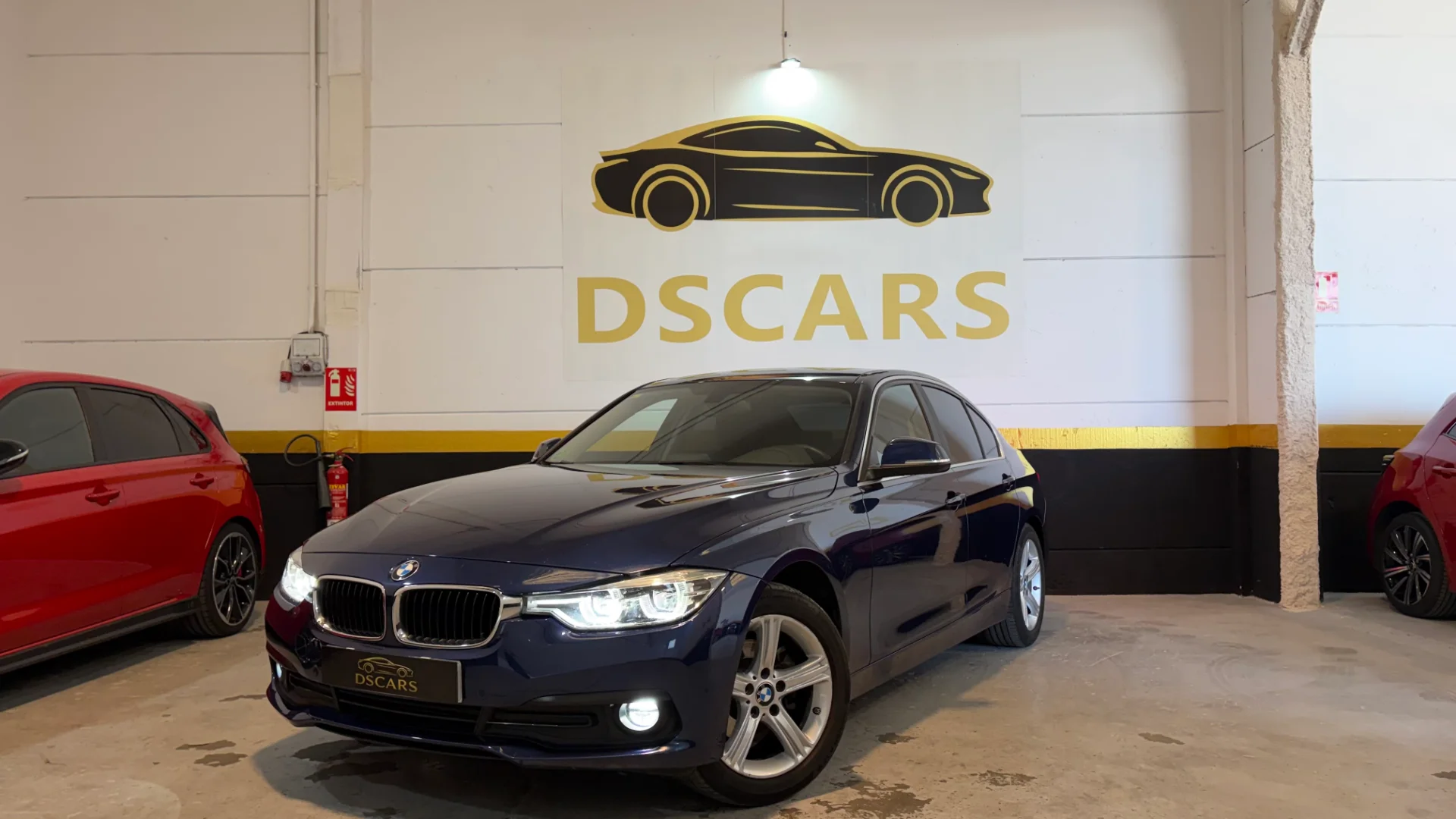 BMW 318d Efficient dynamics 2018 Diésel Azul - Vista principal