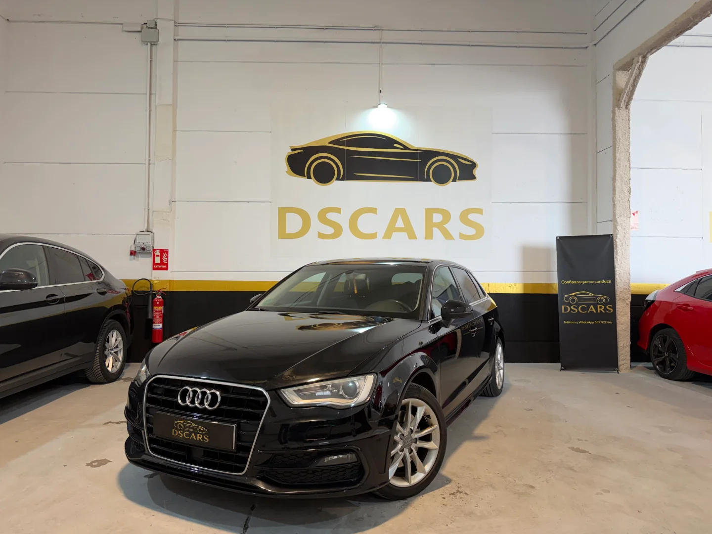 AUDI A3 S LINE 2015 Diésel Negro - Vista principal