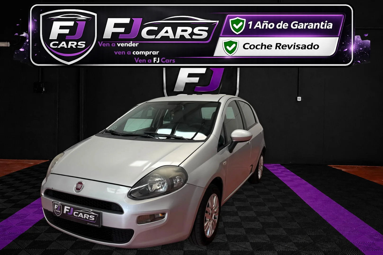 Fiat Punto 1.3 Pop 75 CV Multijet E5+ 2014 Diésel Gris / Plata - Vista principal