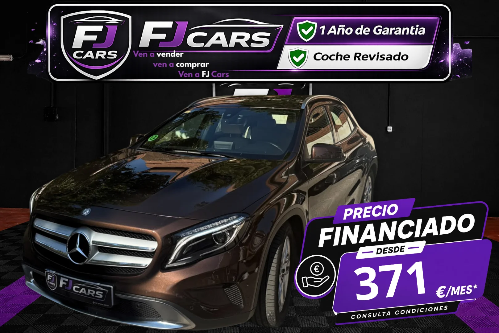 Mercedes-Benz Clase GLA GLA 250 4MATIC Urban 2016 Gasolina Marrón - Vista principal