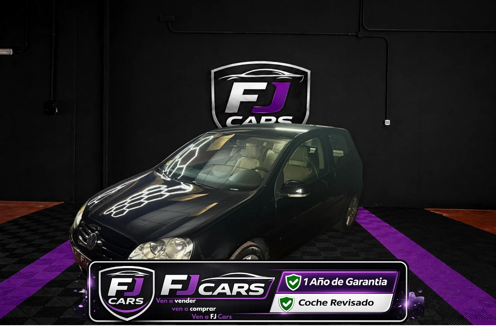 Volkswagen Golf 2.0 TDI 140cv Sportline DSG 2006 Diésel Negro - Vista principal