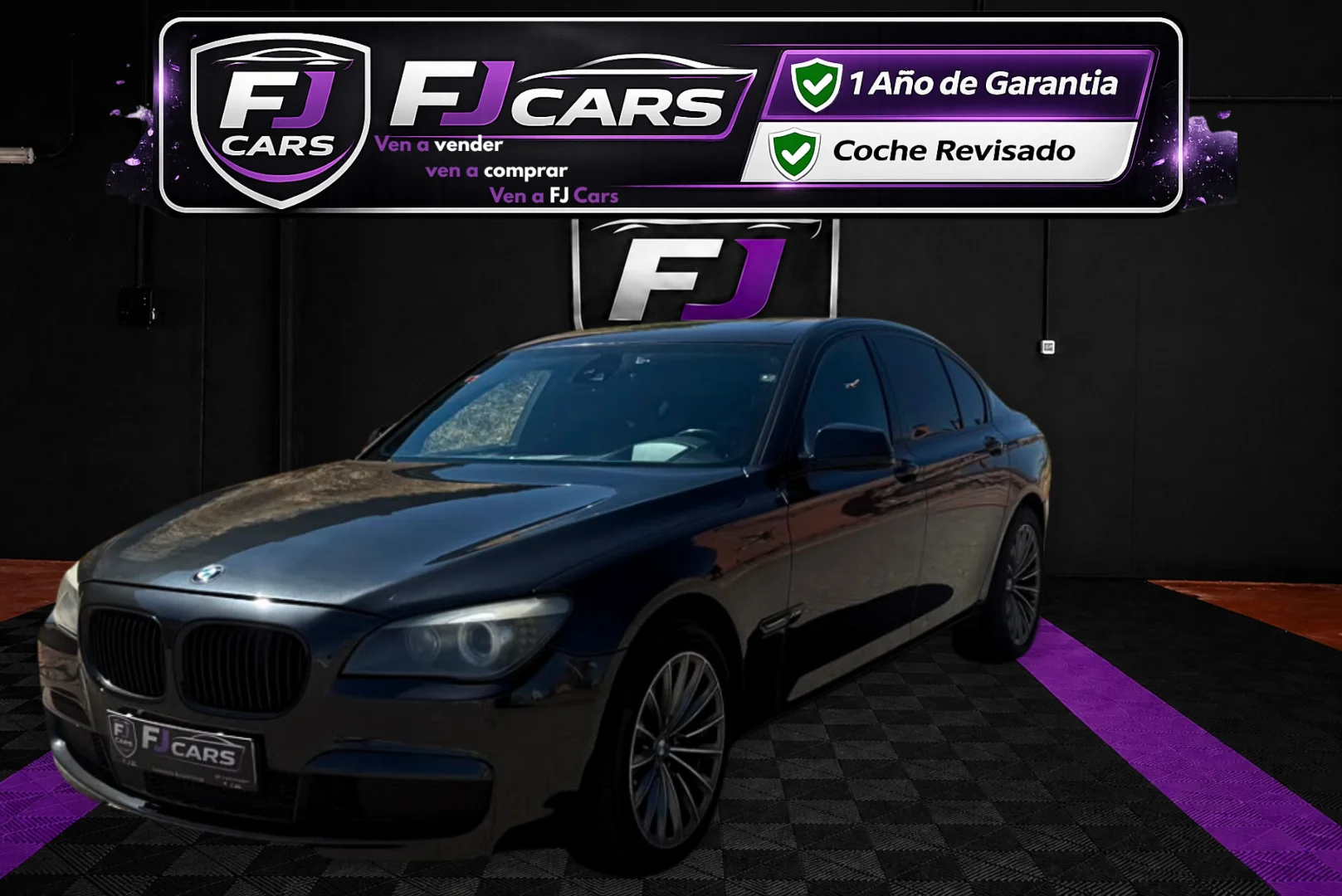 BMW Serie 7 740d xDrive 2012 Diésel Negro - Vista principal