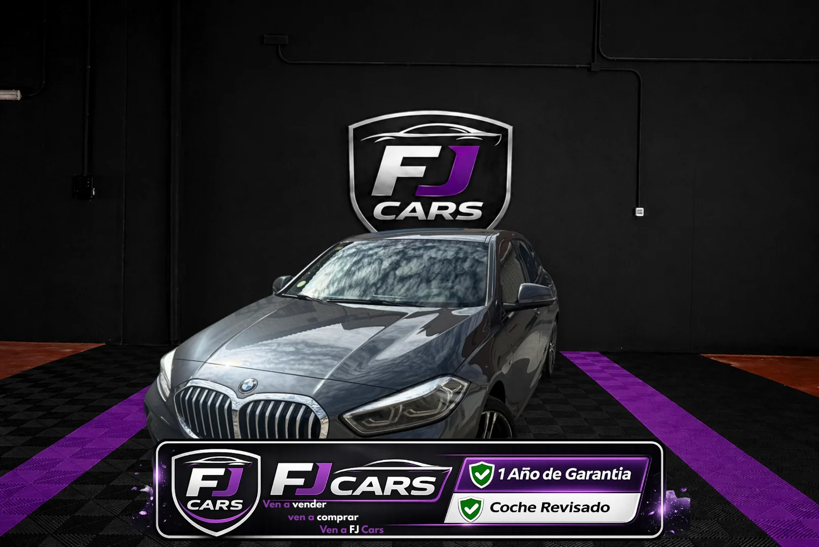 BMW Serie 1 118d 2020 Diésel Gris / Plata - Vista principal