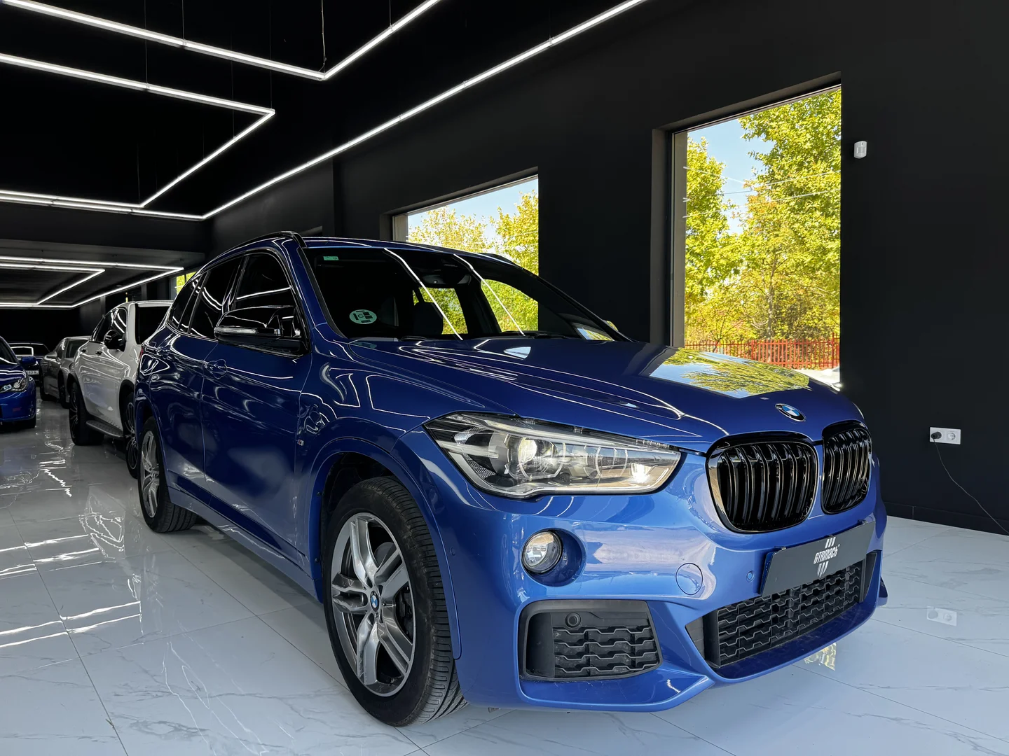 BMW X1 sDrive18dA Business 2018 Diésel Azul - Vista principal