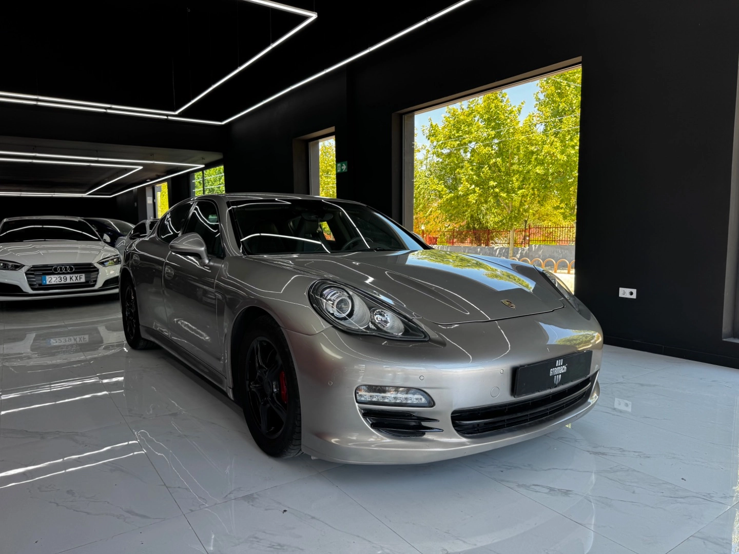 PORSCHE Panamera 3.6 V6 Platinum Edition 2012 Gasolina Gris / Plata - Vista principal
