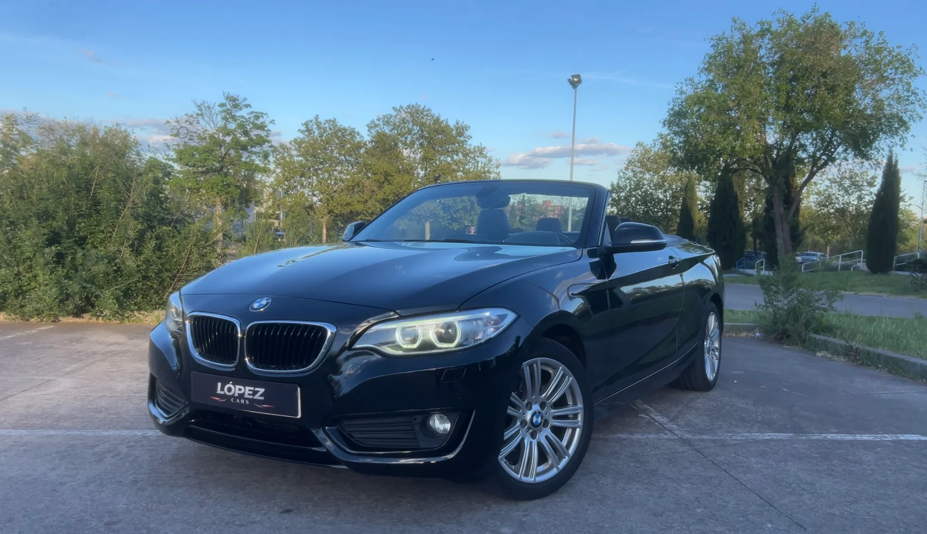 BMW Serie 2 218i 2015 Gasolina Negro - Vista principal